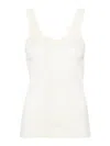 Lemaire Nahtloses Geripptes Tanktop