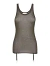 Lemaire Suspenders Tank Top In Black