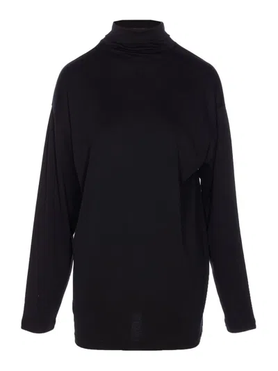 LEMAIRE RELAXED MOCK NECK LONG SLEEVES TOP