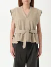 Lemaire Off-white Chasuble Denim Top In Beige