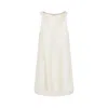 Lemaire Bias Cut Tank Top In White
