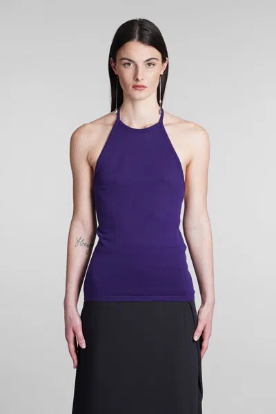 Lemaire Topwear In Viola Cotton