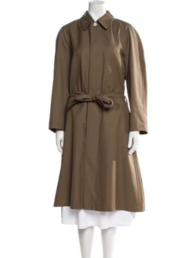 Pre-owned Lemaire Trench Coat In Brown