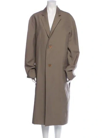 Pre-owned Lemaire Trench Coat In Gray