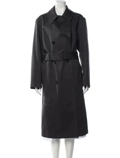 Pre-owned Lemaire Trench Coat In Gray