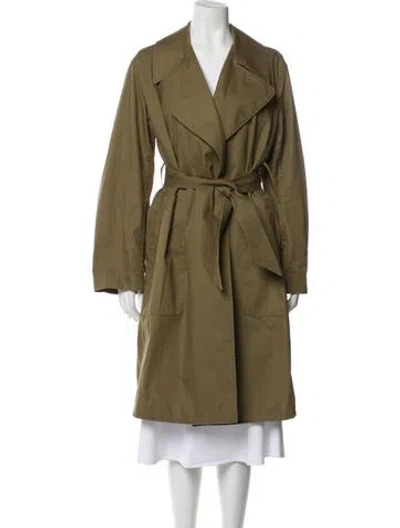 Pre-owned Lemaire Trench Coat In Green