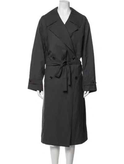 Pre-owned Lemaire Trench Coat In Grey