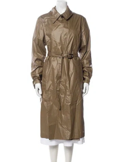 Pre-owned Lemaire Trench Coat W/ Tags In Brown