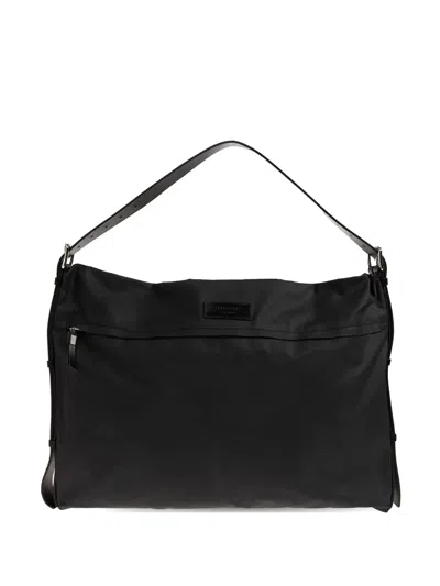Lemaire Trench Pocket Tote Bag In Black