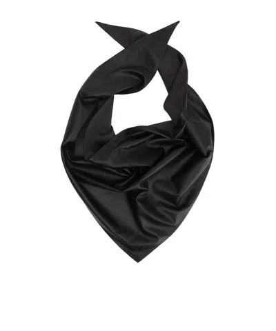 Lemaire Triangle Scarf In Black
