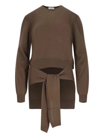 LEMAIRE TROMPE-L'AIL PANEL SWEATER