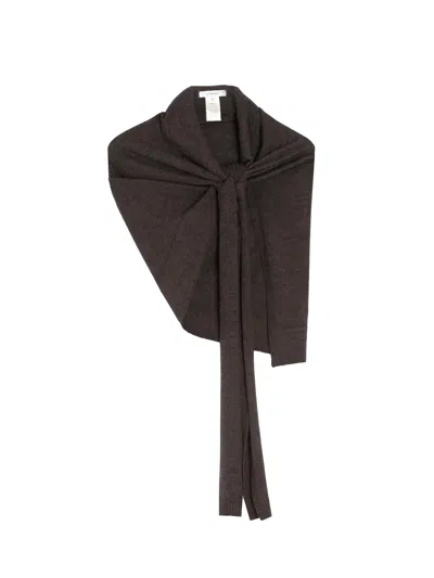 Lemaire 'trompe L'ail' Scarf In Black