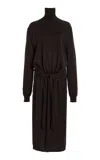 Lemaire Trompe-l'oeil Dress In Brown
