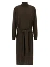 Lemaire Trompe L'œil Midi Dress In Multi