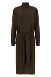 Lemaire Trompe L'œil Midi Dress In Multi