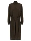 Lemaire Trompe L'œil Midi Dress In Multi