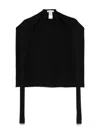 Lemaire Trompe L'oeil Scarf In Black