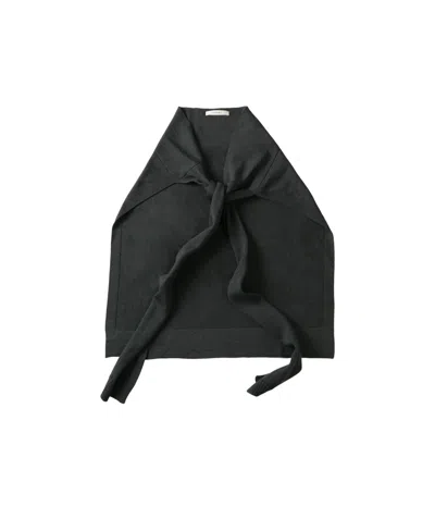 Lemaire Self-tie Scarf In Black