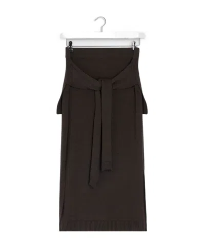 LEMAIRE TROMPE L'OEIL SKIRT