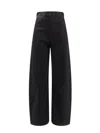 Lemaire Wide-leg High-rise Jeans In Black