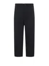 Lemaire Carrot Fit Trousers Featuring Pockets In Black