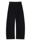 Lemaire Women Curved Jeans In Black
