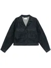 Lemaire Trucker Jacket In Blue