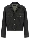 Lemaire Trucker Jacket In Gray