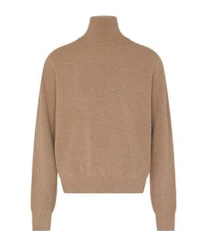 Lemaire Turtle Neck Sweater In Nude
