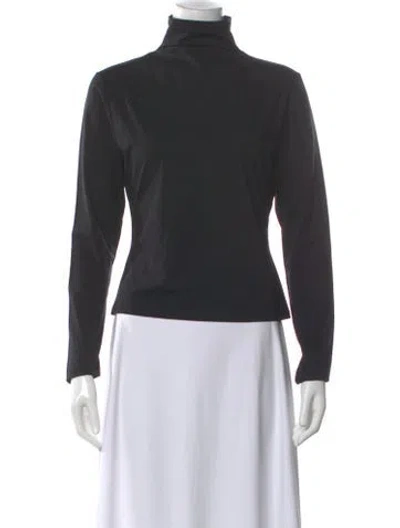 Pre-owned Lemaire Turtleneck Long Sleeve Top In Gray