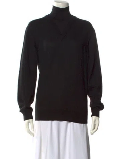 Pre-owned Lemaire Turtleneck Sweater In Black