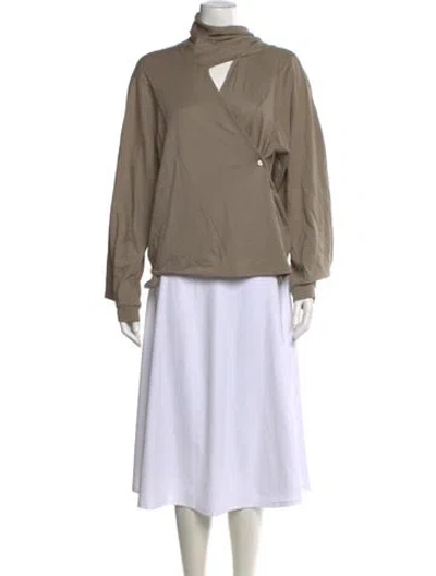 Pre-owned Lemaire Turtleneck Sweater In Neutral