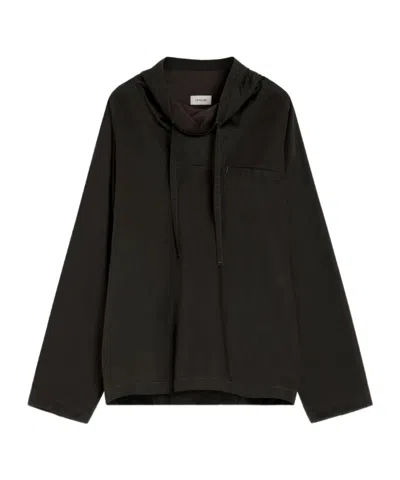 Lemaire Turtleneck Sweatshirt In Brown