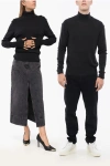 Lemaire Turtleneck Wool Sweater In Black