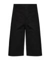 Lemaire Twill-weave Bermuda Shorts In Black