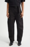 Lemaire Twisted Belted Jeans In Black