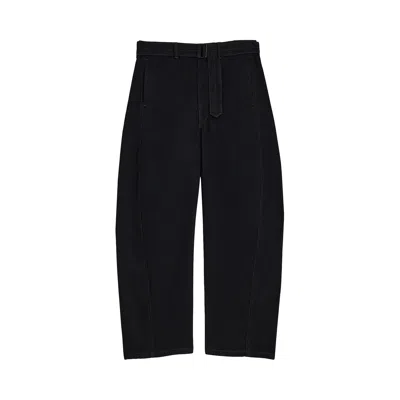 Pre-owned Lemaire Twisted Belted Jeans 'black Denim' | Men's Size S