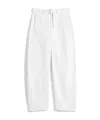 Lemaire Belt-loop Multiple-pockets Jeans In White