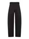 Lemaire Twisted Belted Pants In Black