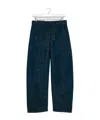 Lemaire Adjustable-strap Jeans In Blue