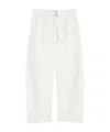 Lemaire Belt-loop Casual Pants In Off-white