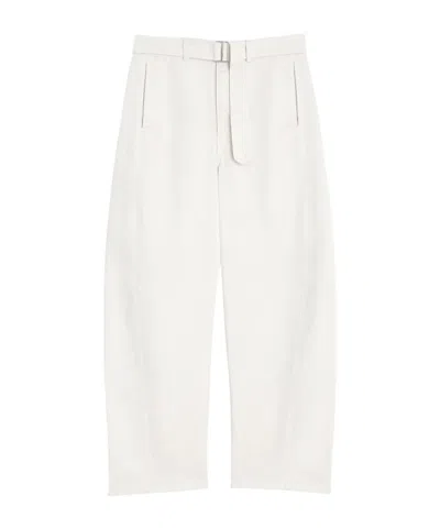LEMAIRE TWISTED BELTED PANTS