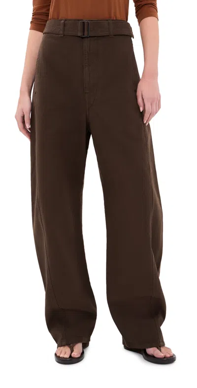 Lemaire Twisted Belted Pants Ristretto