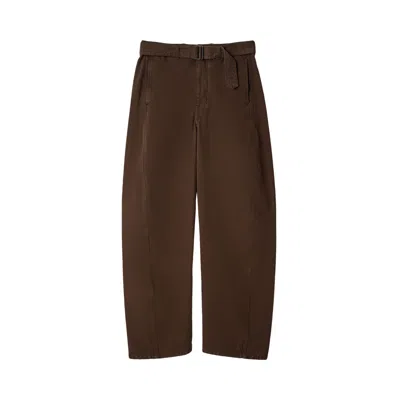 Pre-owned Lemaire Twisted Belted Pants 'ristretto' | Brown | Men's Size S