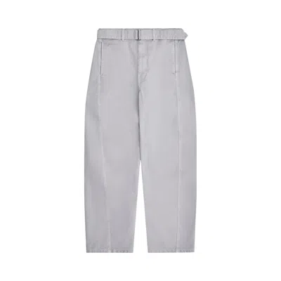 Pre-owned Lemaire Twisted Belted Pants 'snowy Blue/grey' | Women's Size S