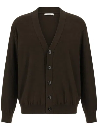 Lemaire "twisted" Cardigan In Brown