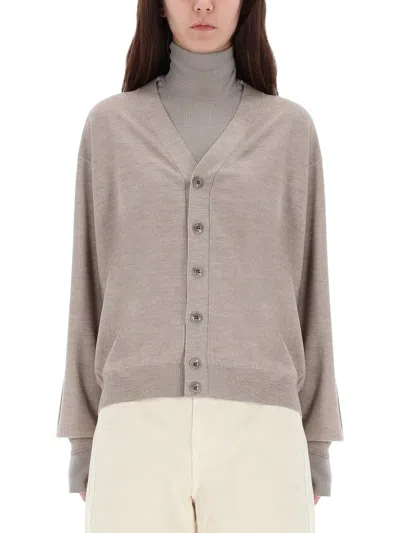 Lemaire "twisted" Cardigan In Gray