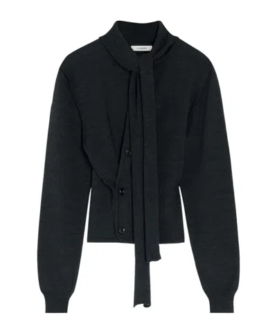 Lemaire Twisted Cardigan With Scarf