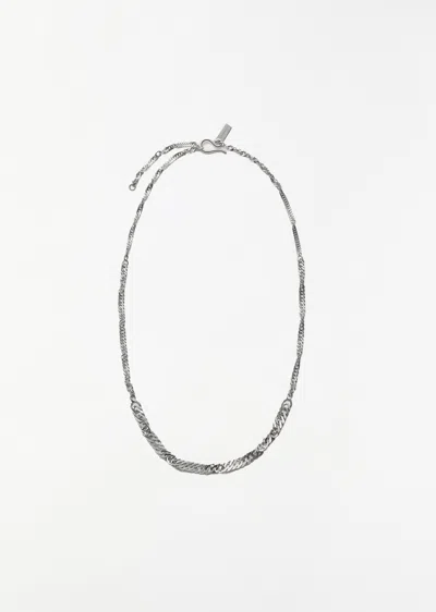 Lemaire Twisted Chain Necklace In Silver