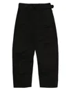 Lemaire Women Twisted Denim Cotton Jeans In Black